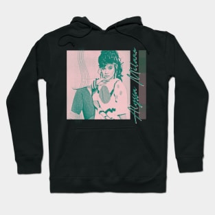 Alyssa Milano / / 80s Aesthetic Design Hoodie